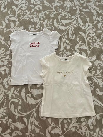Lot teeshirt 6 mois