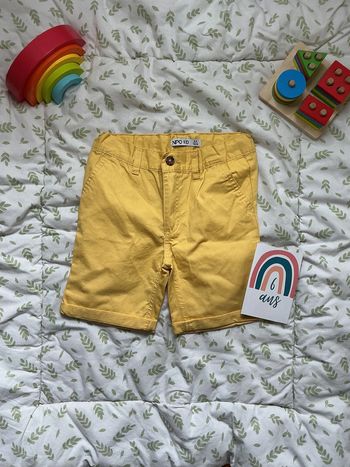 short jaune taille réglable 6 ans NPO