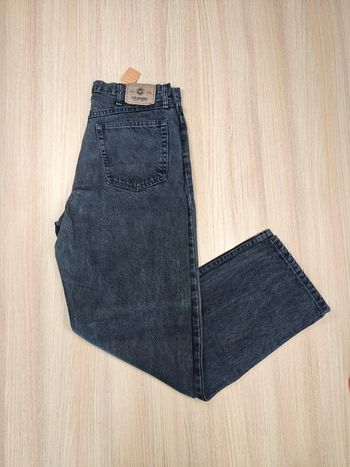 Jeans wrangler homme noir taille w34 X 34 /44fr coupe droite premium w032