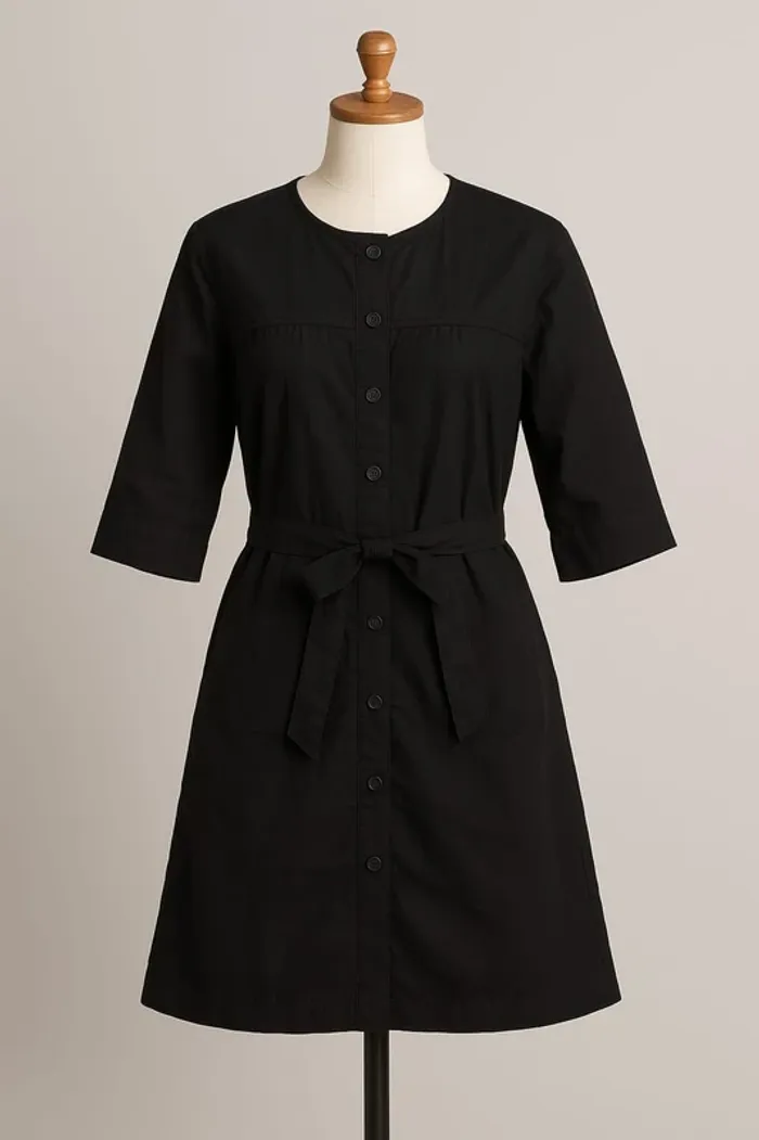 Combi short manche 3 / 4 noir Folia Taille 4 - photo numéro 2