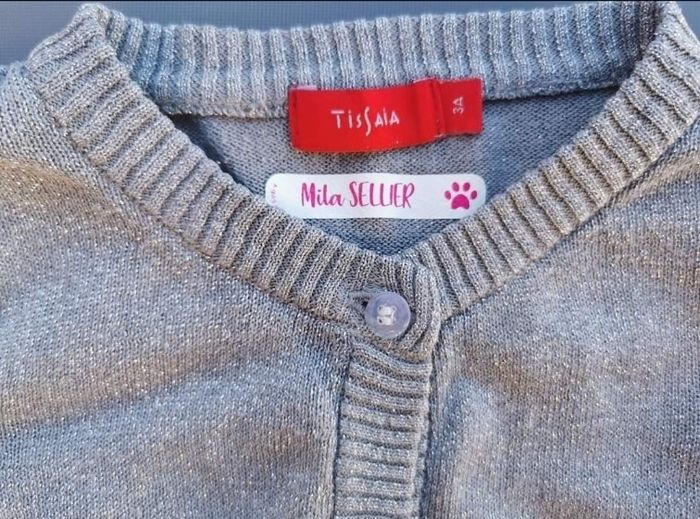 Gilet 3 ans fille tissaia - photo numéro 2