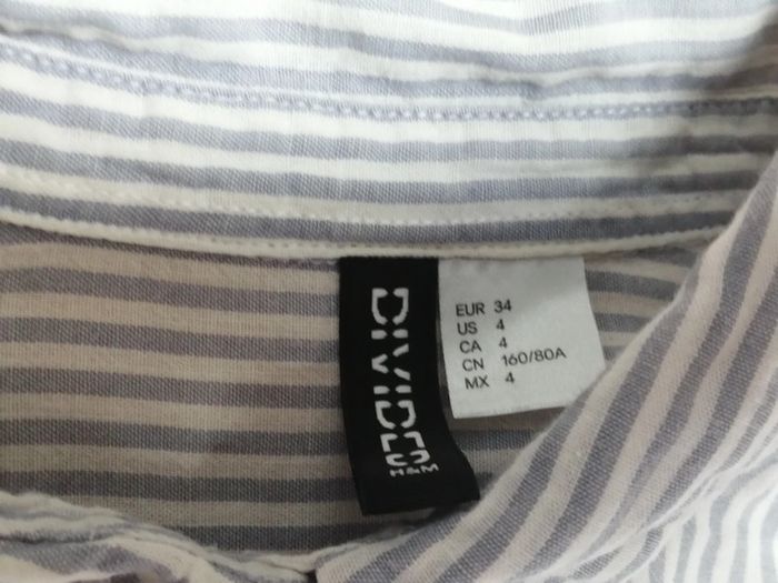 Chemise rayé bleu clair et blanc - photo numéro 2