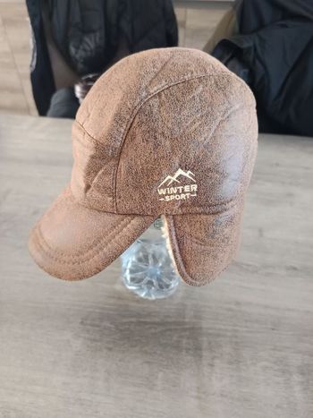 Casquette cache oreille doublée sherpa 56/58