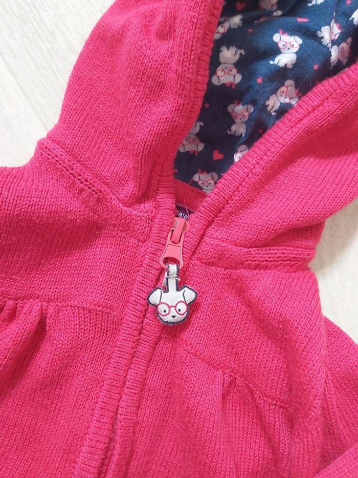 🦋 Gilet zippé SM 9 mois - photo numéro 2