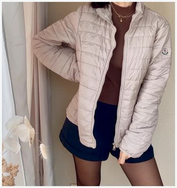 Veste matelassée beige Moncler taille M - bon état
