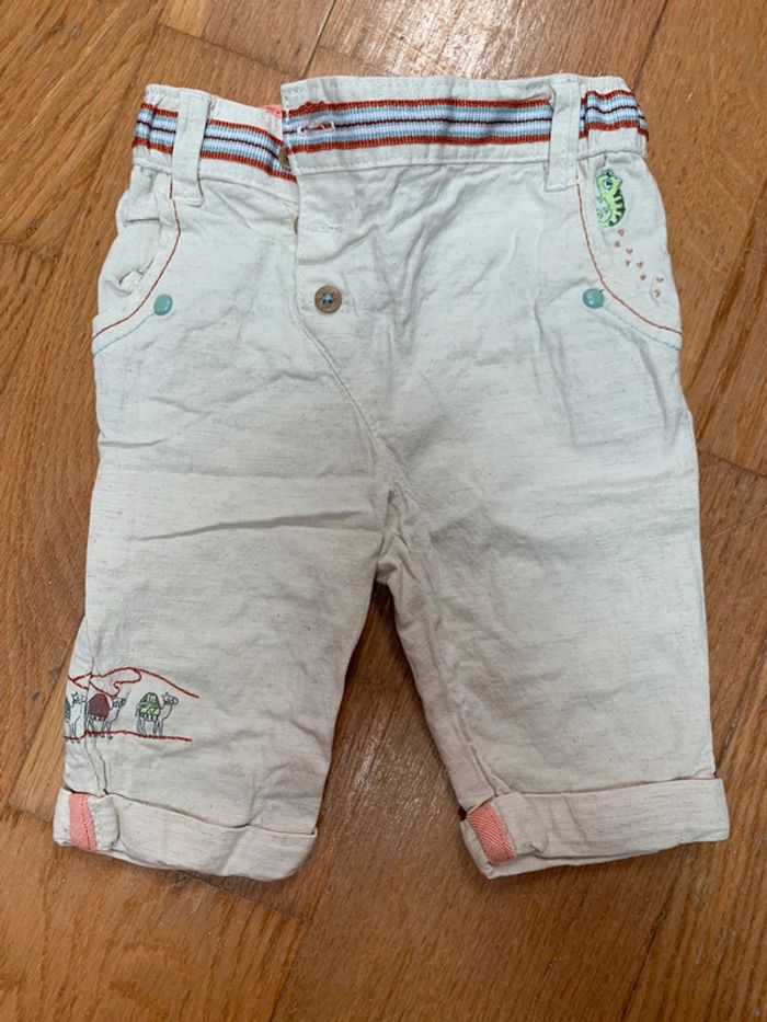 Ensemble gilet body et pantalon sergent major 6 mois - photo numéro 2