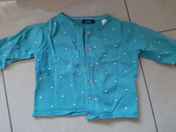 Gilet fin fille 3 ans