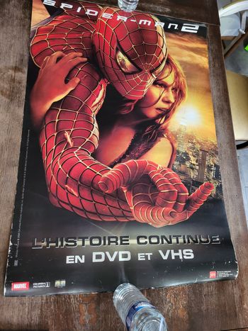 Affiche RIGIDE promotionnelle spiderman 2