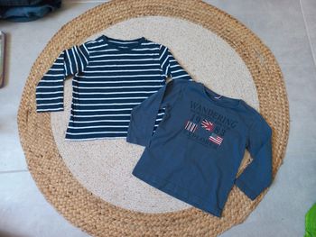 Lot de 2 tee-shirts manches longues 3 ans