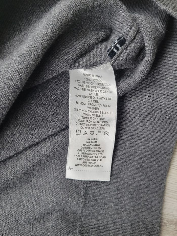 Sweat Nautica ¼ zip gris anthracite – Taille L – Parfait état - photo numéro 7