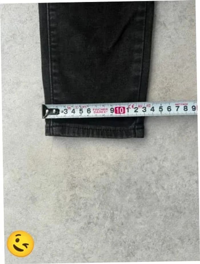 Jeans Levi's Denizen W33 FR42 coupe skinny noir Femme Women pan541b - photo numéro 6