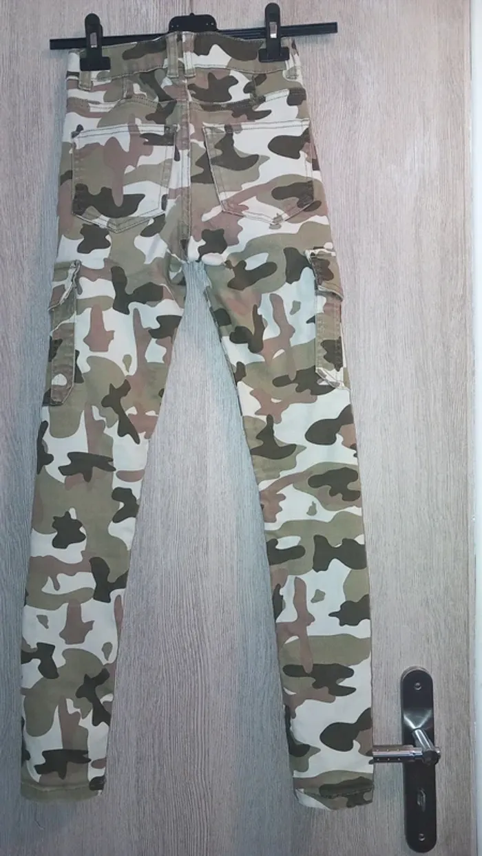 Pantalon skinny militaire taille 32 XXS - photo numéro 2