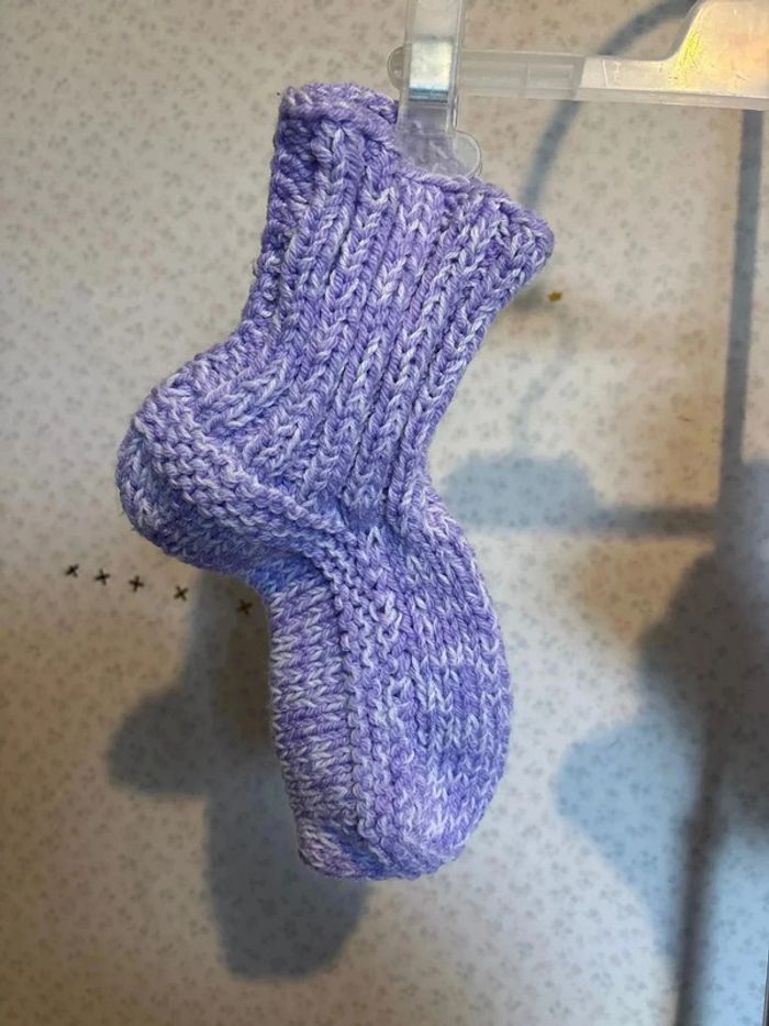 Chaussette fais main taille - photo numéro 2