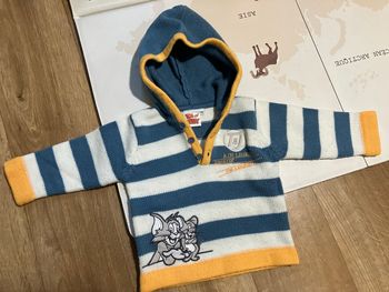 Pull capuche Tom & Jerry 12 mois