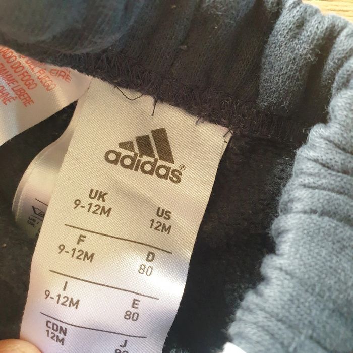 💚 Bas de jogging Adidas 9/12 mois #emyfleury_12moisgarçon - photo numéro 3