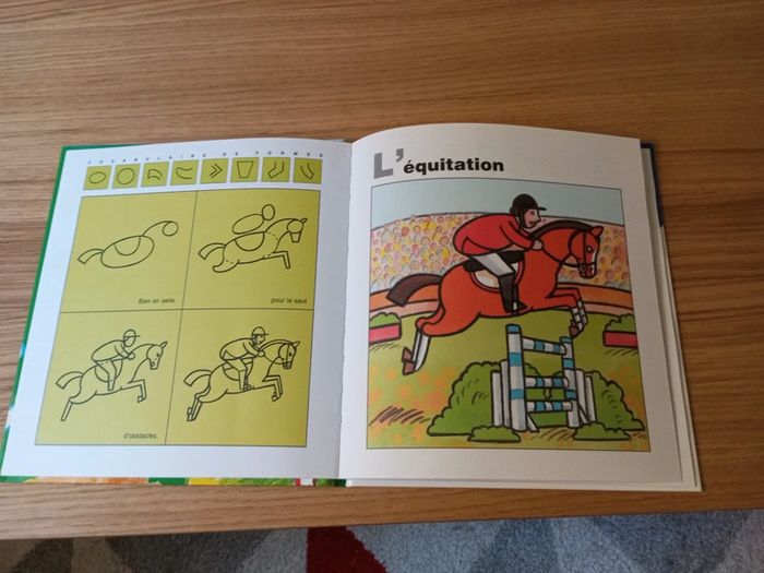 Livres j'apprends à dessiner les bateaux/ les dinosaures/ la montagne/ les sports - photo numéro 12