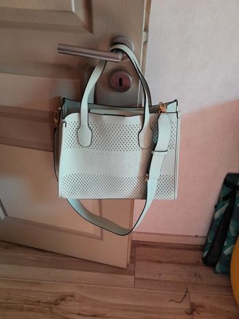Sac à main vert d'eau