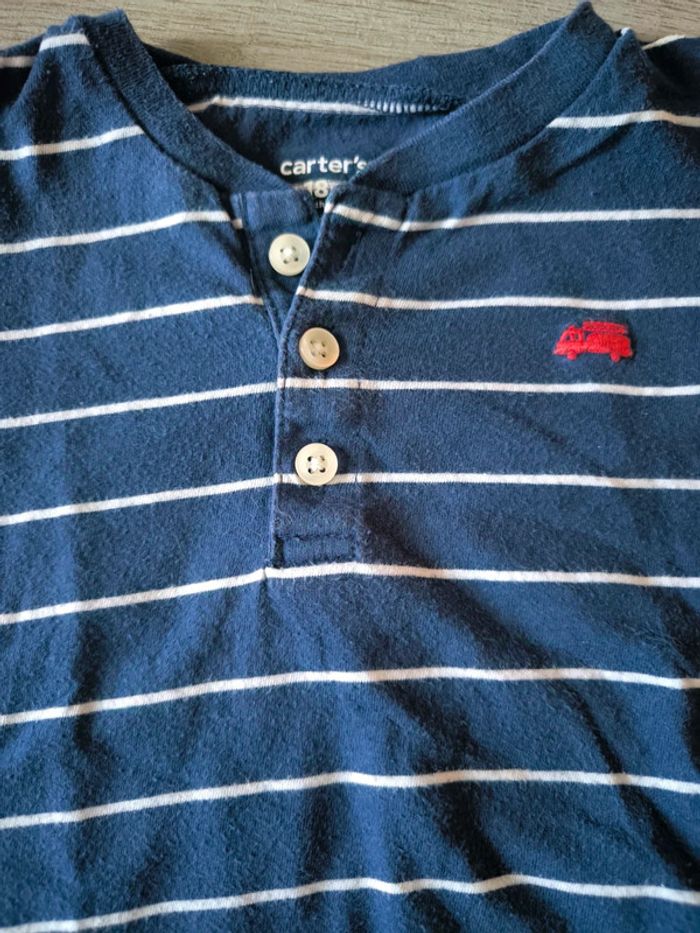 Tee shirt Marine à rayures - photo numéro 2