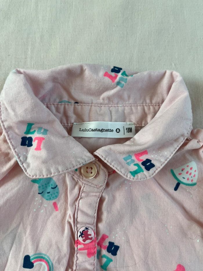 Chemise d’été sans manches Lulu Castagnette 18 mois - photo numéro 2