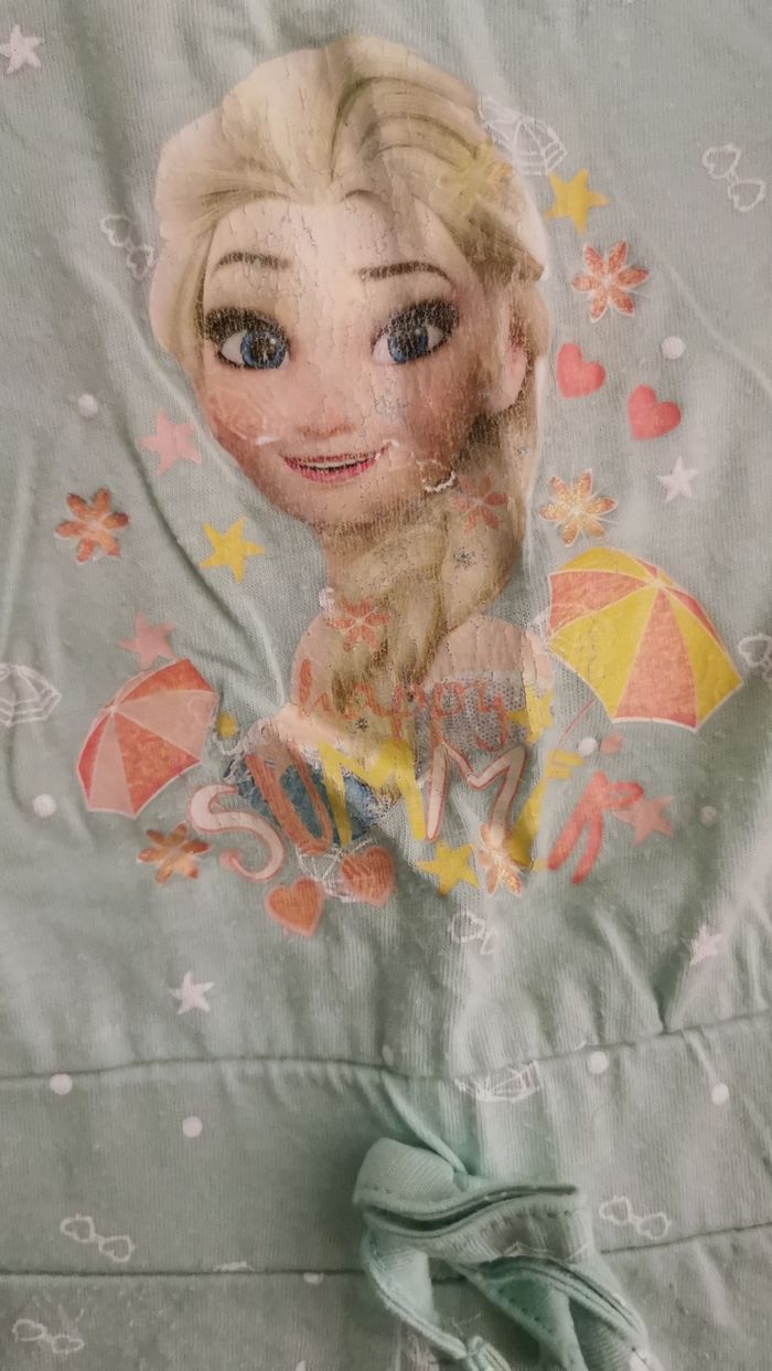 Combishort reine des neige 3ans - photo numéro 2