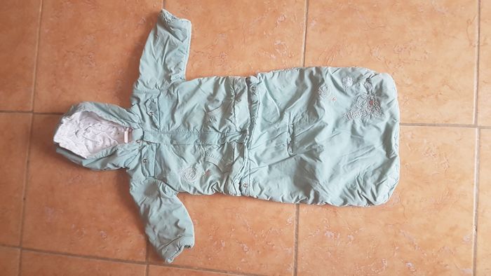 Combi pilote bébé garçon 6-12 mois vert Influx