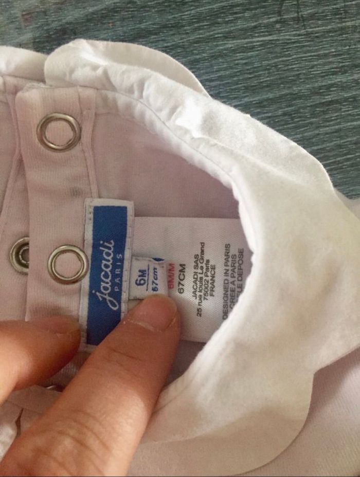 T shirt jacadi avec col taille 6 mois - photo numéro 2