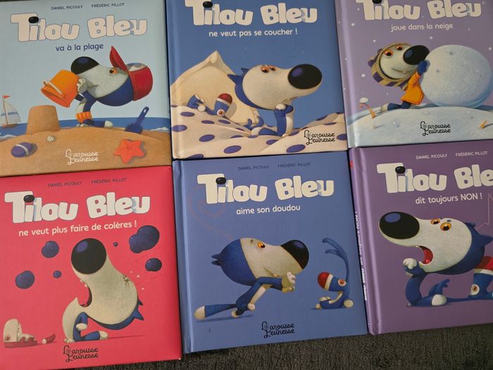 Lots de 10  livres tilou bleu - photo numéro 3