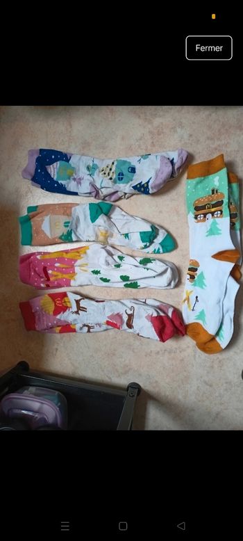 Lot des chaussettes McDonald's