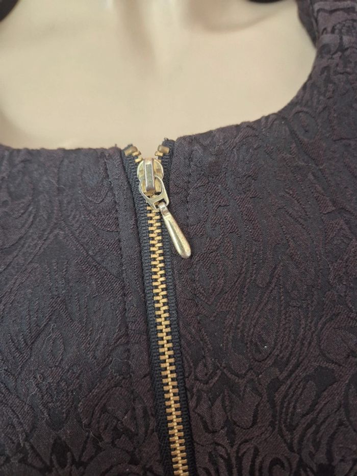 Veste Camaïeu noir baroque 44 - photo numéro 3