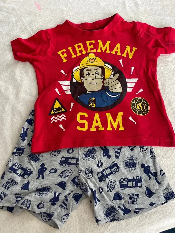 Pyjama fireman sam 2 ans - photo numéro 2