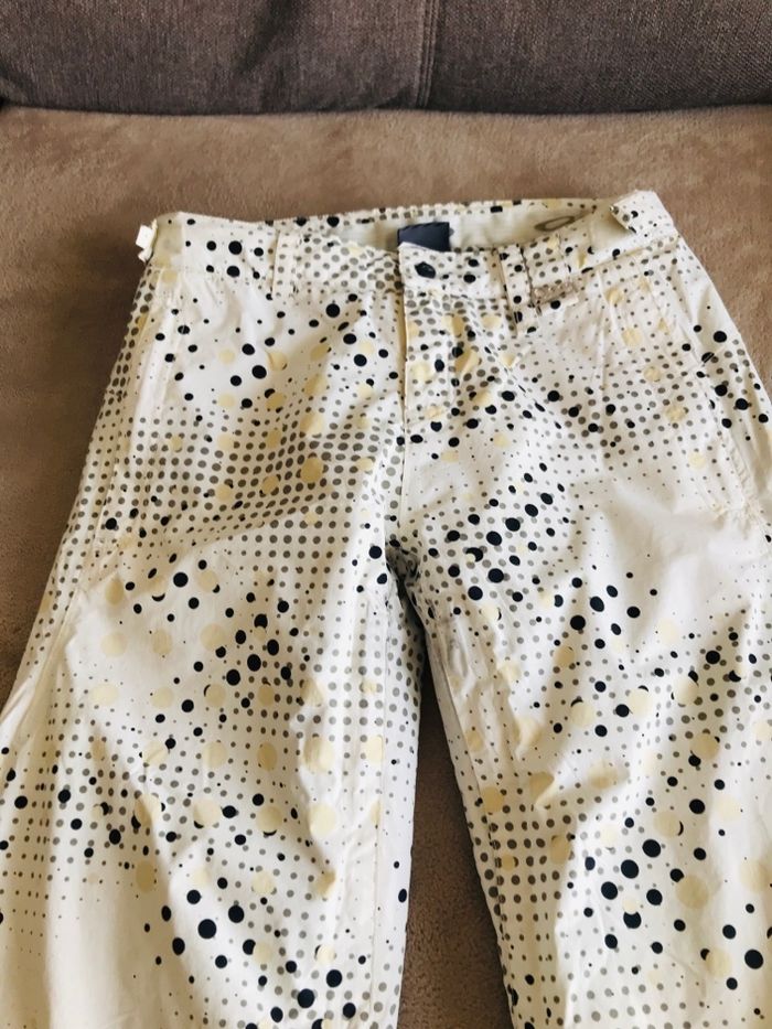 Pantalon ski oakley vintage S blanc motifs - photo numéro 2