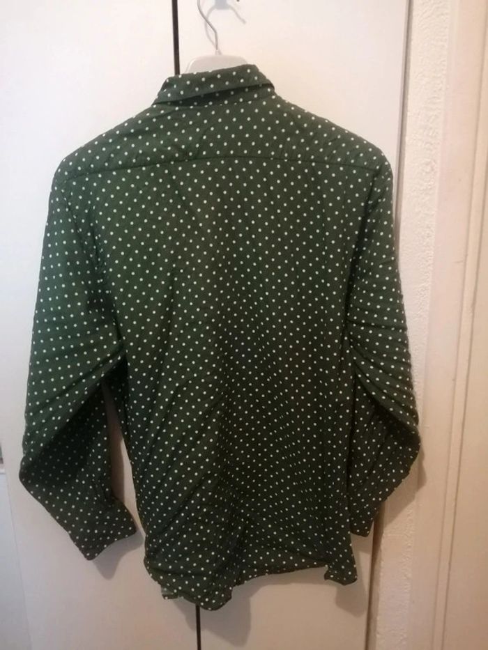 🌸👍Pin up 👍Chemise pois blancs Taille 38 🌸 - photo numéro 3