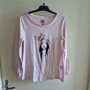 10 ans tee-shirt rose