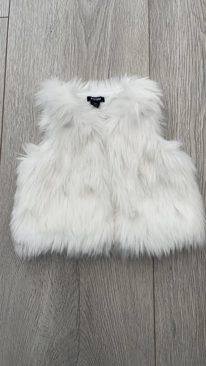 Gilet fourrure sans manche