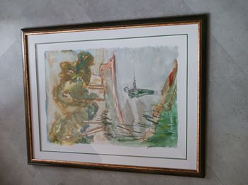 tableau aquarelle 60 x 75 cm