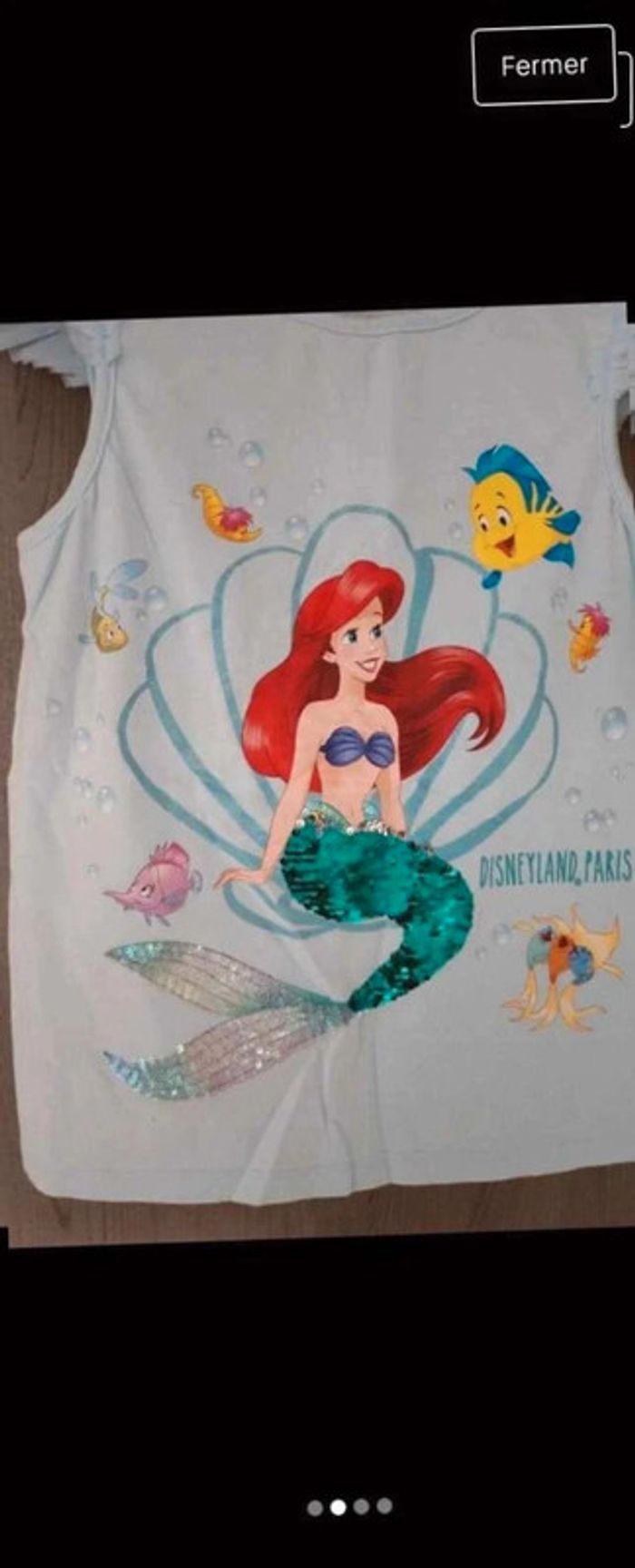 Tshirt disney ariel - photo numéro 2