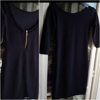 Jolie robe noire dos zippé  très bon état taille 38/40