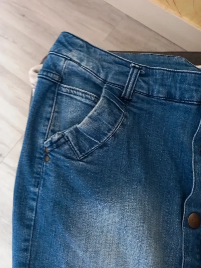 Jupe jeans camaïeu - photo numéro 4