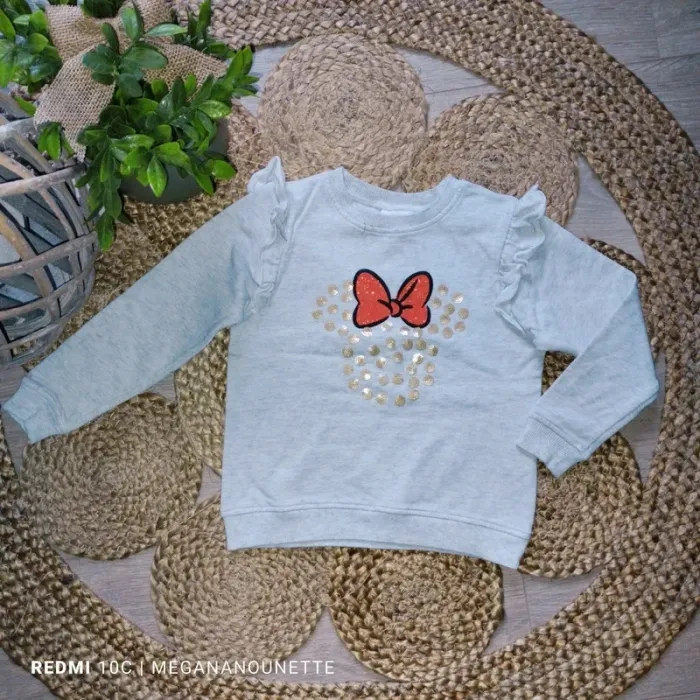 🦋 Lot x 3 pulls Minnie Disney - 3 Ans - 98 cm - photo numéro 2