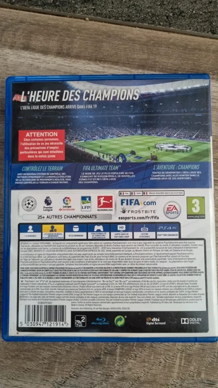 Fifa 19 ps4 - photo numéro 3