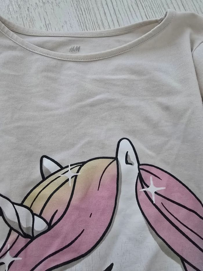 T-shirt manche longue licorne - photo numéro 2