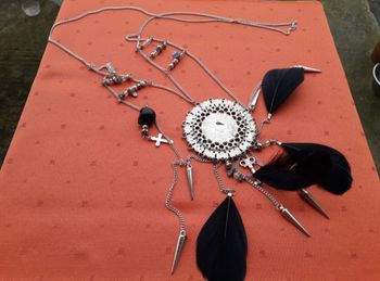 collier long fantaisie femmes