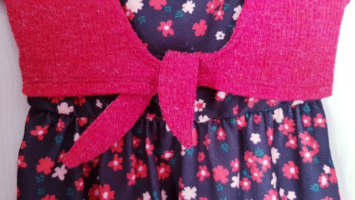 🌸 Robe fleurie effet 2 en 1 - P'tit Môme - 3 ans 🌸 - photo numéro 5