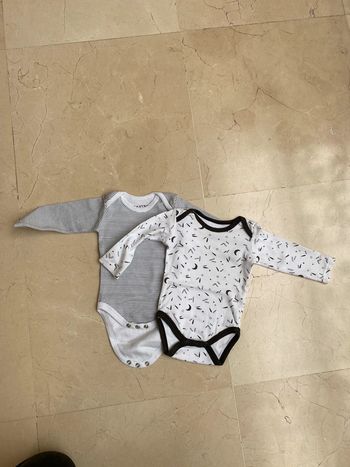 Lot de bodies bébé manches longues 0 3 mois