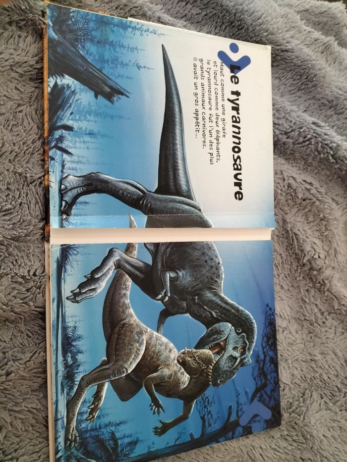 Livre : les dinosaures - petite encyclopédie des grands curieux - photo numéro 2