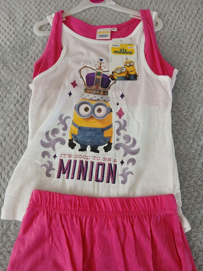 Ensemble jupe et tee shirt rose 8 ans - photo numéro 3