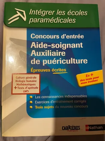 Concours AS et auxiliaire puéricultrice