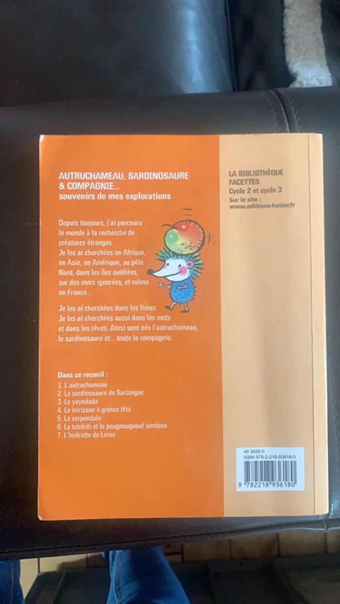 Livre autruchameau sardinosaure et compagnie - photo numéro 3