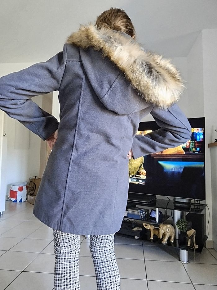 Manteau M/L capuche Made in Italy neuf - photo numéro 3