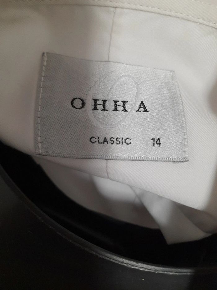 Lot de 2 chemises blanches oha - photo numéro 4